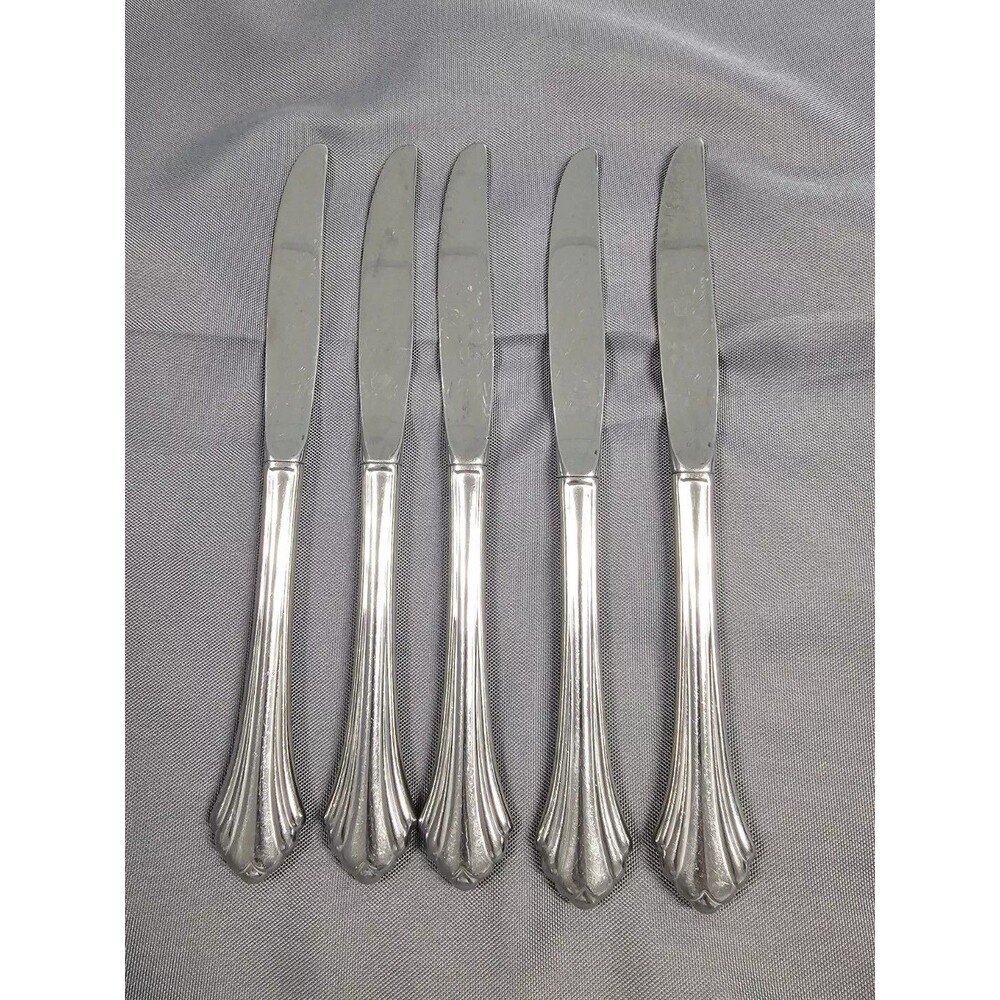5 Oneida USA Bancroft Stainless Dinner Knives Knife